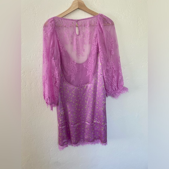 New Free People✨About that Mini Dress - Pink Combo - Picture 3 of 5